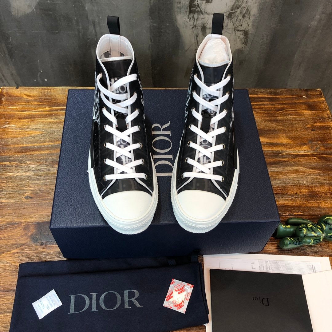 B23 High Black White Oblique