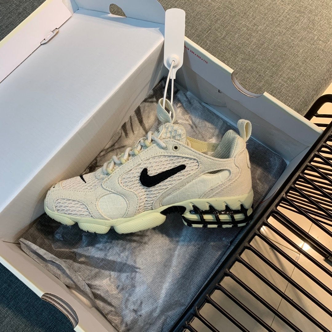 Air Zoom Spiridon Cage 2 Stussy Fossil
