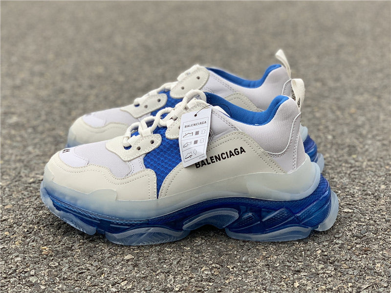 Triple S Clear Sole Blue