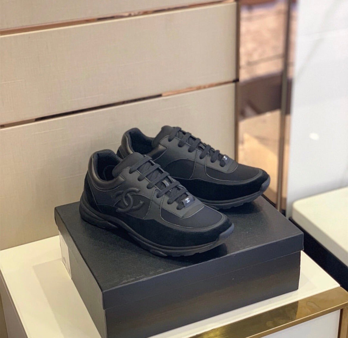 CC Triple Black Suede