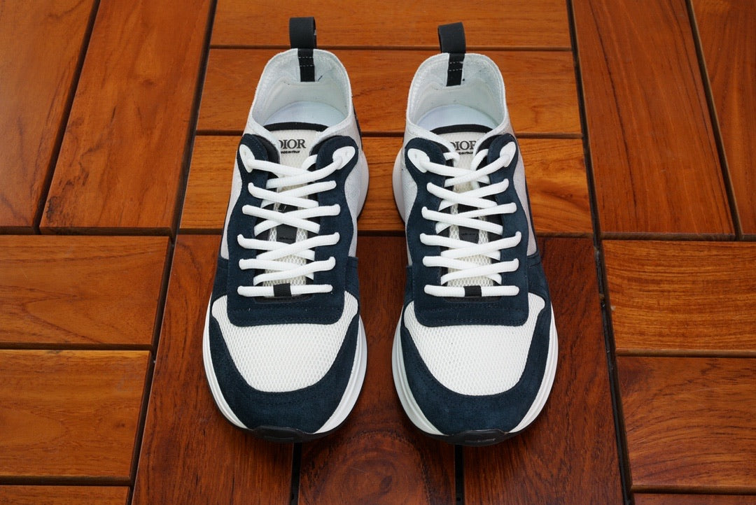 CD B25 Runner Navy Oblique Suede