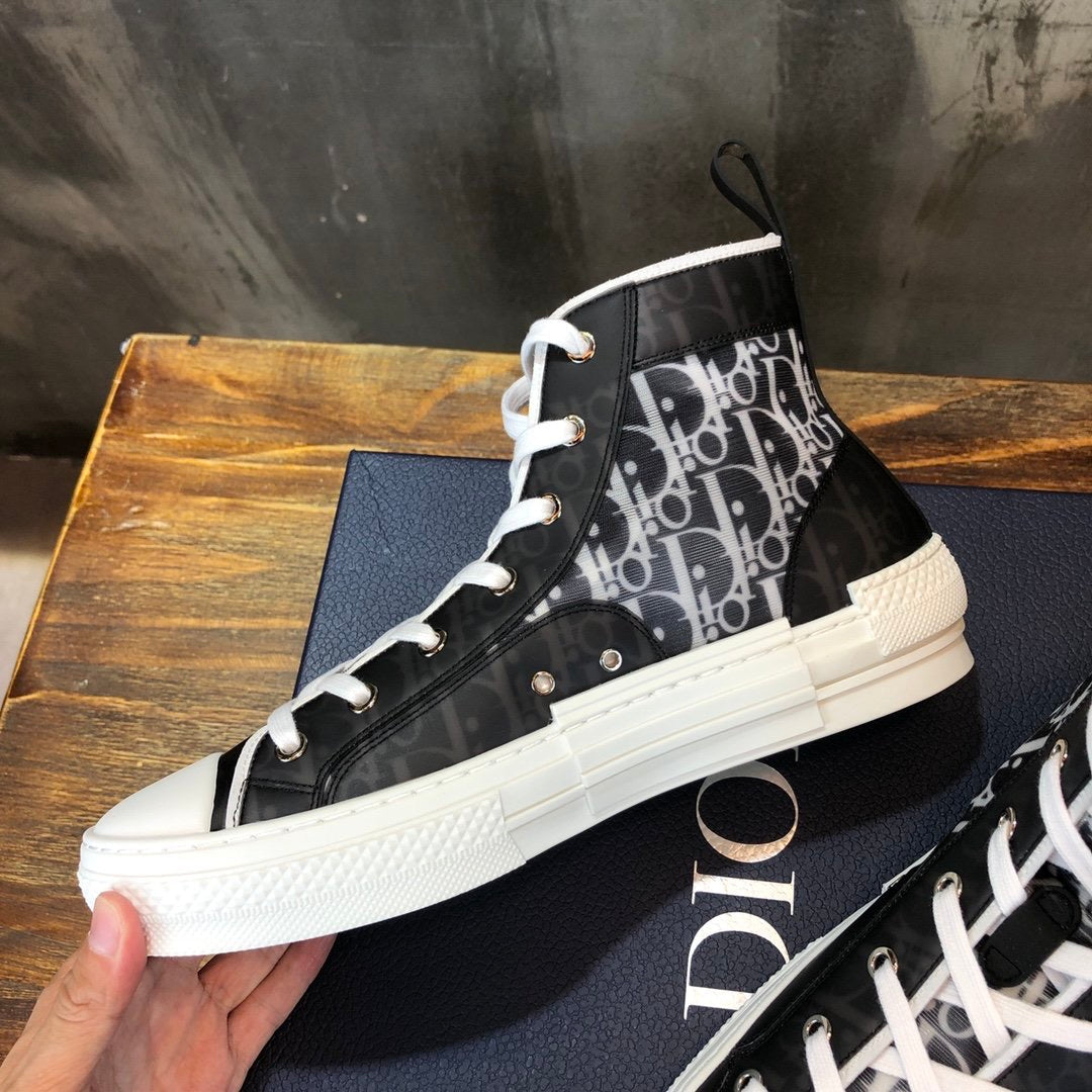 B23 High Black White Oblique