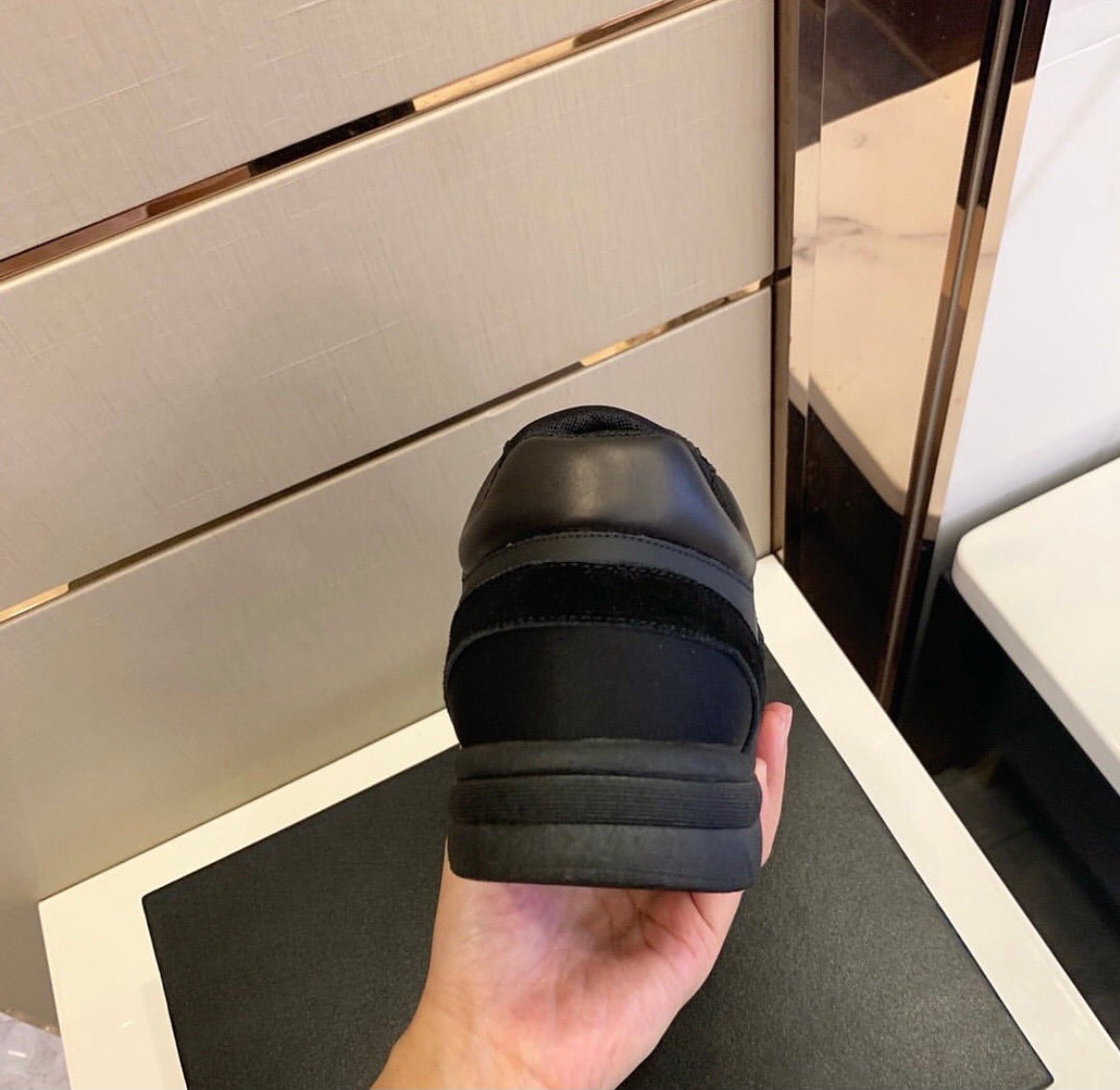 CC Triple Black Suede